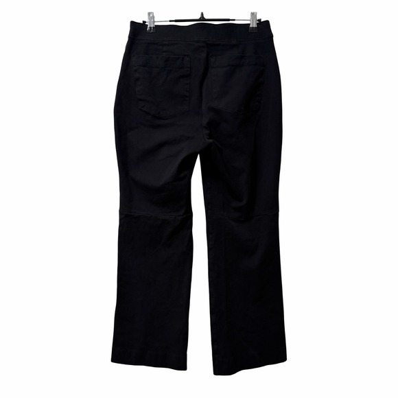 Spanx Womens On the Go Kick Flare Ankle Pant Size L Black Shaping Stretch Office - Picture 2 of 7